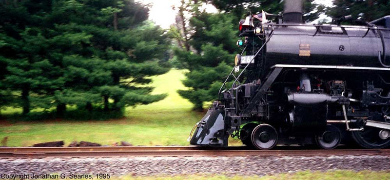 Ex-Milwaukee Road #261, Picture 3, near Moscow, PA, USA, 1995