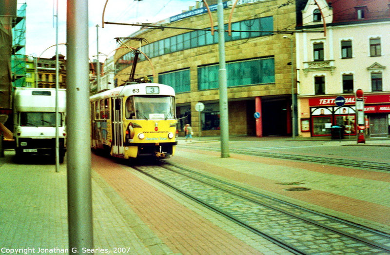 Liberec Tram #63, Liberec, Liberecky Kraj, Bohemia(CZ), 2007