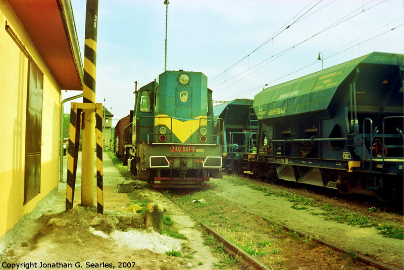 Ex-CD #740 561-6 at Cercany, Bohemia(CZ), 2007