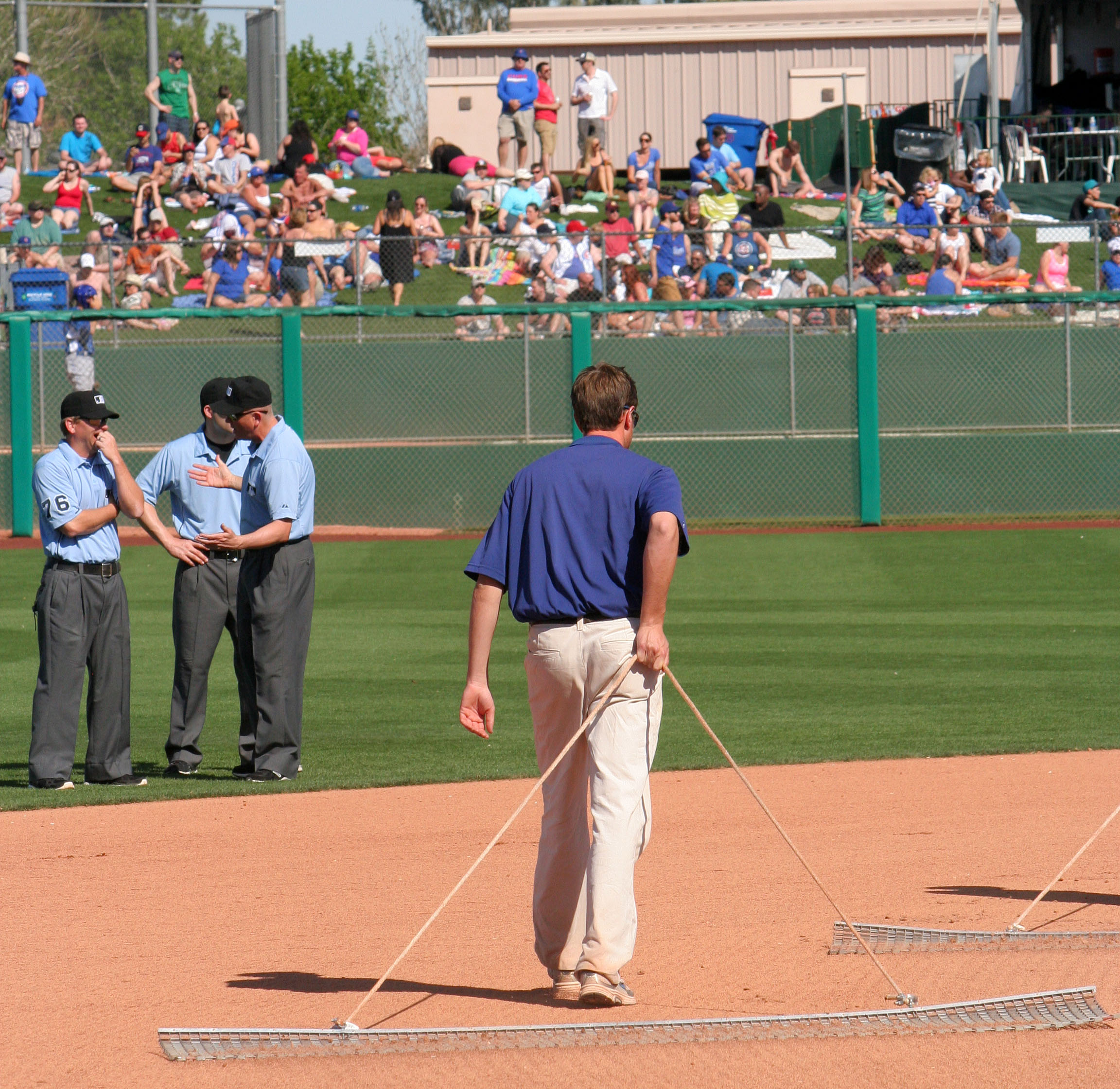 Groundskeeper Hohokam Stadium (0553)
