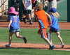 Kids Running The Bases at Hohokam Stadium (0708)