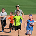 Kids Running The Bases at Hohokam Stadium (0715)