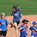 Kids Running The Bases at Hohokam Stadium (0725)