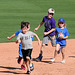 Kids Running The Bases at Hohokam Stadium (0727)