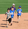 Kids Running The Bases at Hohokam Stadium (0728)