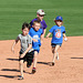 Kids Running The Bases at Hohokam Stadium (0728)
