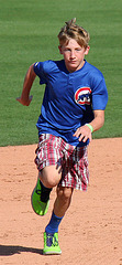 Kids Running The Bases at Hohokam Stadium (0735)