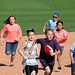 Kids Running The Bases at Hohokam Stadium (0781)