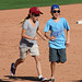 Kids Running The Bases at Hohokam Stadium (0785)