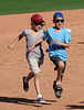 Kids Running The Bases at Hohokam Stadium (0786)