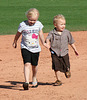 Kids Running The Bases at Hohokam Stadium (0805)