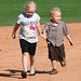 Kids Running The Bases at Hohokam Stadium (0805)