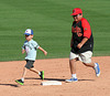 Kids Running The Bases at Hohokam Stadium (0868)