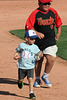 Kids Running The Bases at Hohokam Stadium (0870)