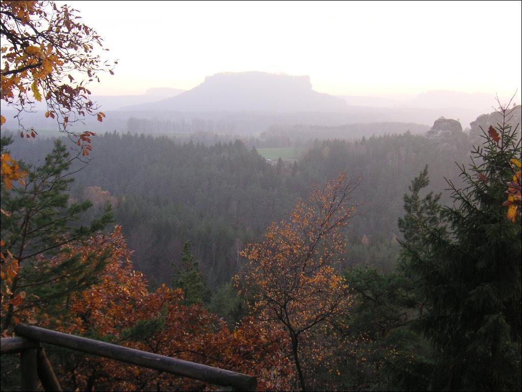 Blick auf den Lilienstein