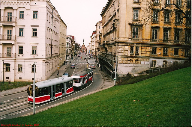 Brno Tram #1560 On Husova, Moravia(CZ), 2005