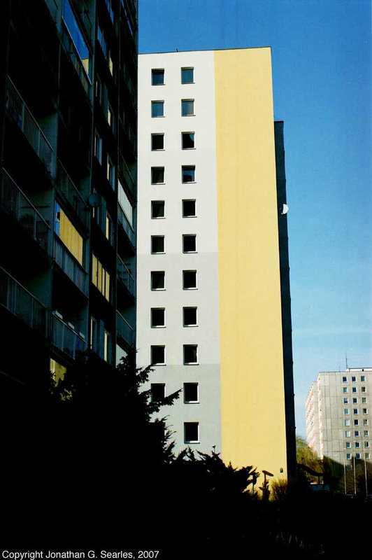 Sun on Buildings, Sidliste Haje, Prague, CZ, 2007