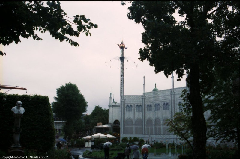 Star Flyer And Other Attractions, Tivoli Gardens, Copenhagen, Denmark, 2007