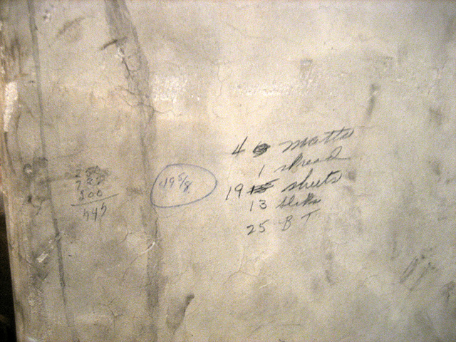 Notations near the boiler (8708)