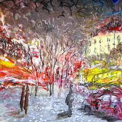 Lisboa, Av. da Liberdade (painting)