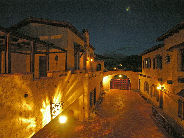 Scotty's Castle with Orion and Mars (6748)