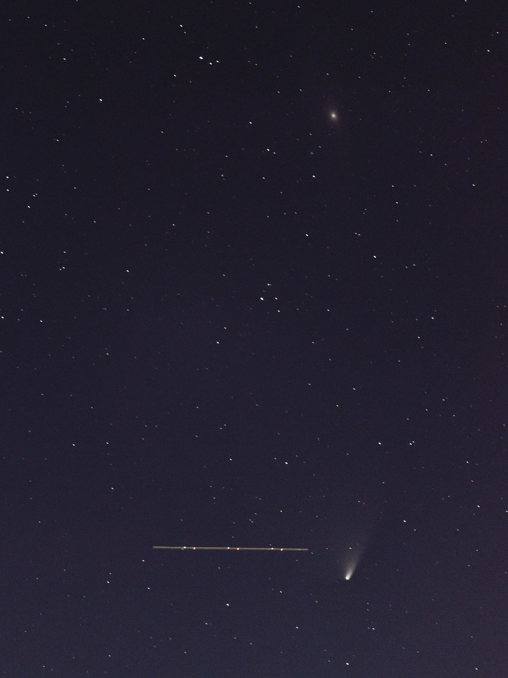 Panstarrs & Andromeda