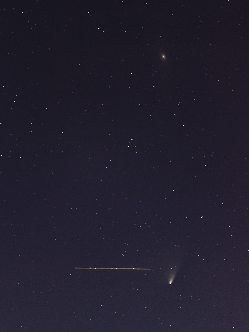 Panstarrs & Andromeda