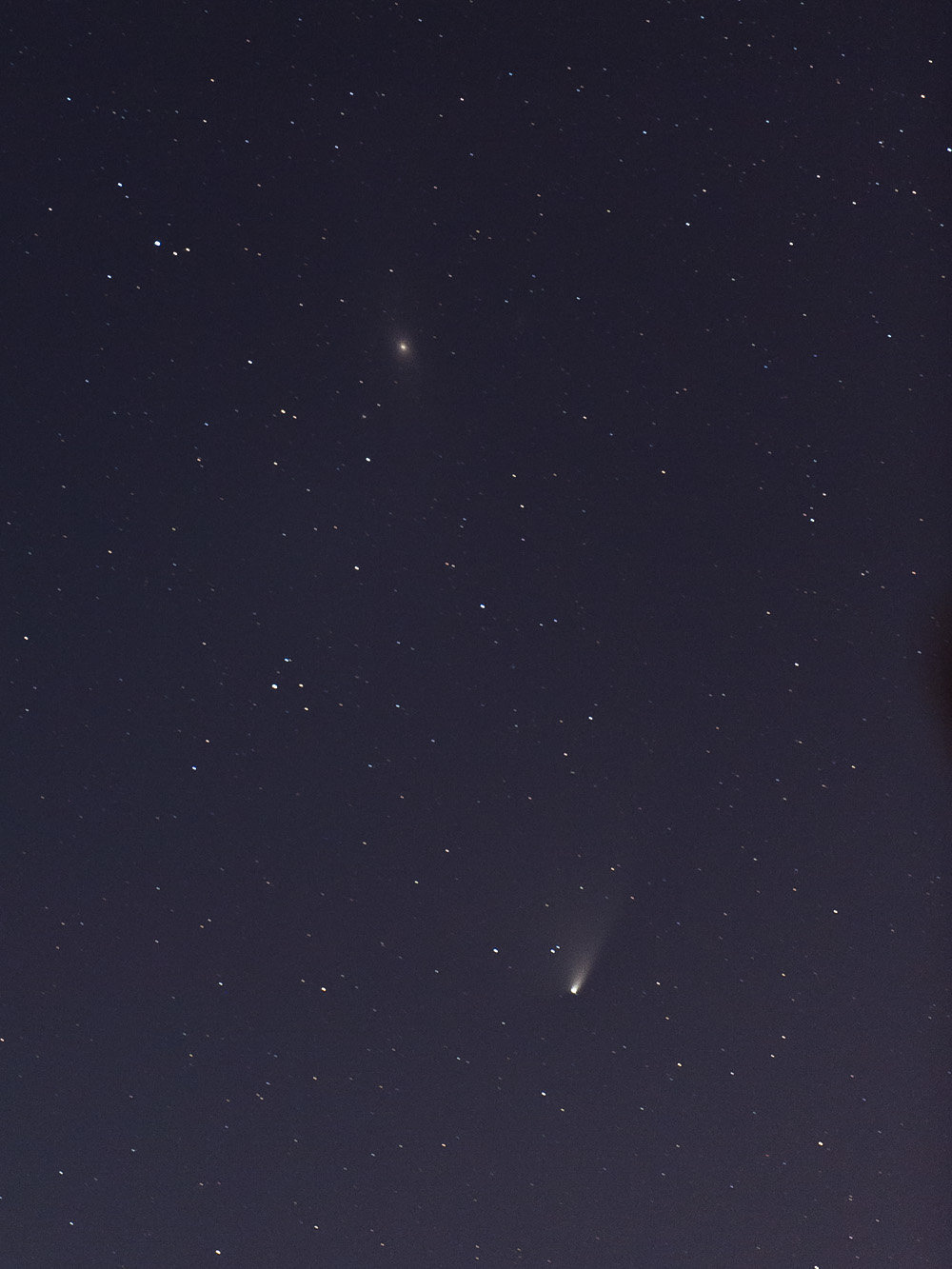 Panstarrs & Andromeda