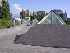 Pyramiden auf dem Dach
