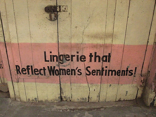 Lingerie ad