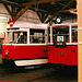 DPP #s 5001 & 608, Prague Public Transport Museum, Stresovice, Prague, CZ, 2005