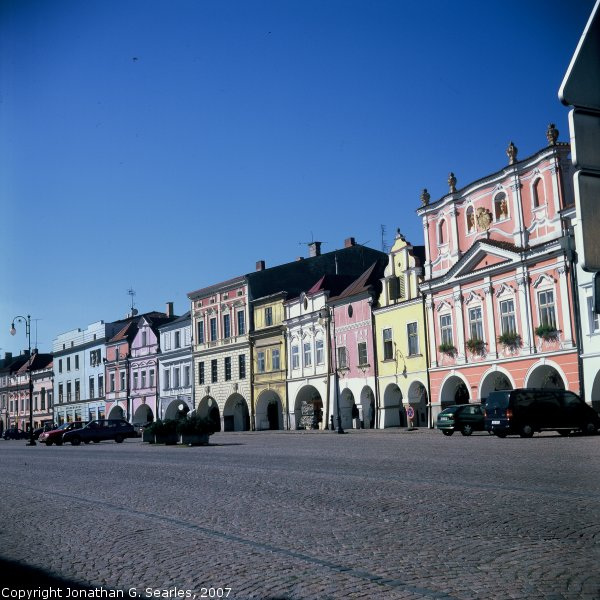 Buildings In Old town Square, Litomysl, Pardubicky Kraj, Bohemia (CZ), 2007