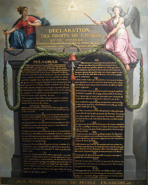 Paris, Museum of Carnavalet, History of Paris, Human Rights Declaration, 1789 (2)