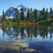 Lago y Montes En USA.