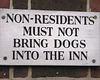 No dogs
