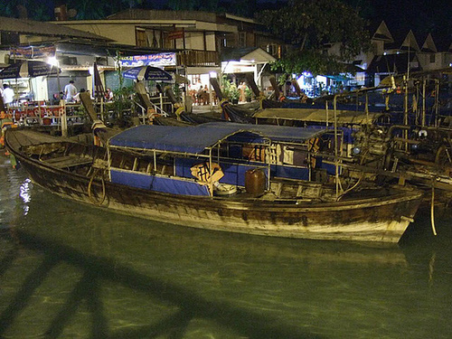 At the pier on Phi Phi Don