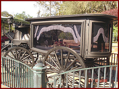 Corbillard de la Haunted Mansion hearse - Disneyworld / Orlando, Floride - USA / - 27 décembre 2006