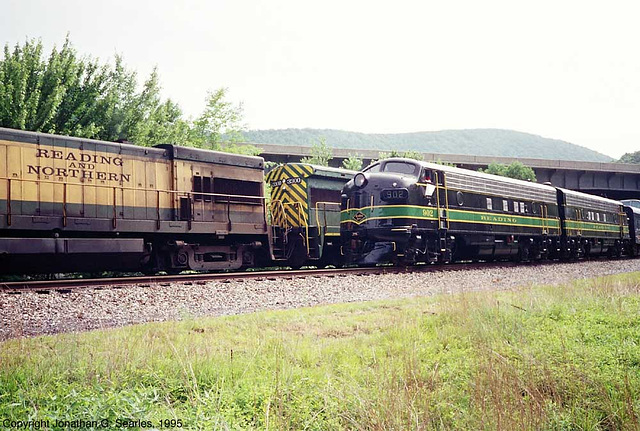 Ex-Reading #s902 and 903, West Leesport, PA, USA, 1995