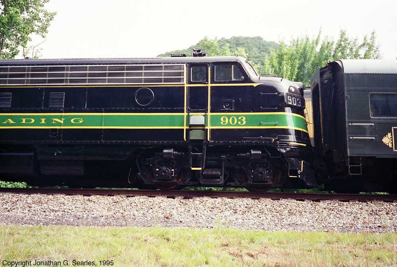 Ex-Reading #903 at West Leesport, PA, USA, 1995