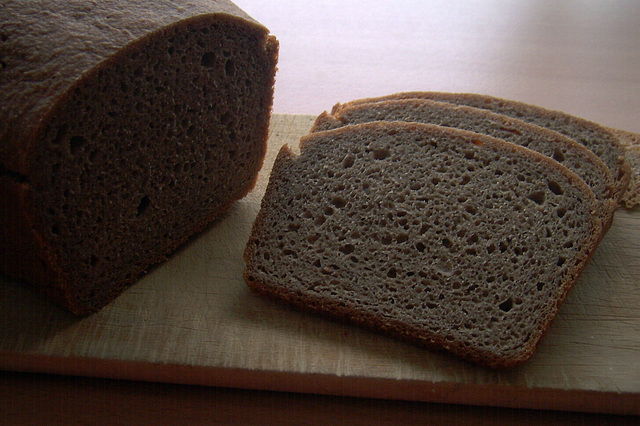 Roggebrood van 100% Rye Dough