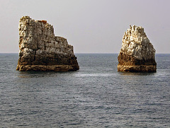 Two rocks as small pinnacle islands