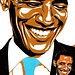 Obama etiĝas pli kaj pli- Obama wird immer kleiner