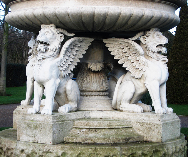 Winged lions