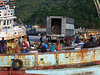 Thai fisher boat with Burmesian workers