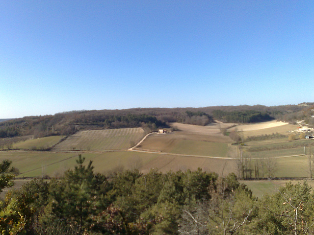 Vue depuis le calvaire de Bagat