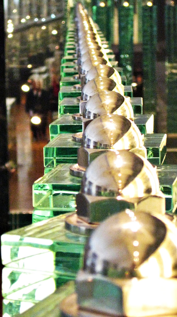 Lined up