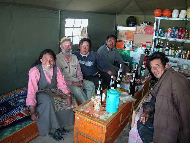 A rest in a Nomads tent