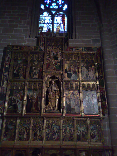 Catedral de Pamplona: Retablo.