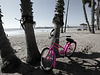 Pink Bike on San Clemente Beach (7061)