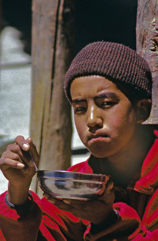 Monk in Mustang town